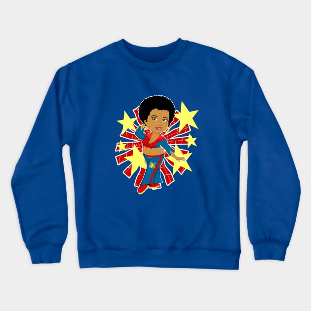 Disco Spider-girl Crewneck Sweatshirt by scoffin